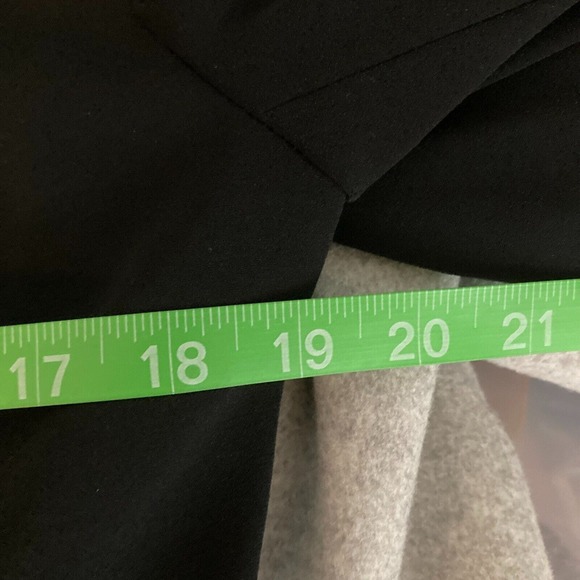 Nina Austin Jacket Blazer‎ Womens Sz 10 Black Rhinestone Buckle Waist Button - Picture 8 of 10